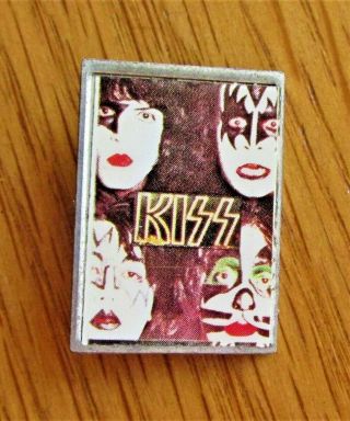 Kiss Vintage Metal Pin Badge From The 1980 