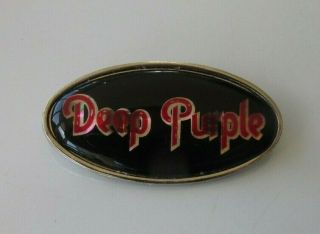 Deep Purple Vintage Metal Pin Badge From The 1980 