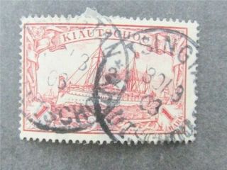 Nystamps German Kiauchau Stamp 19 $93 J22x3058