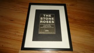 The Stone Roses She Bangs The Drums - Framed Advert
