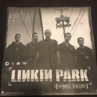 Linkin Park " Hybrid Theory " 2 - Sided.  Promo Poster Flat 12x12