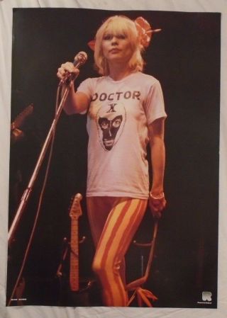 Blondie Debbie Harry Early 1980s Poster Rock On Holland