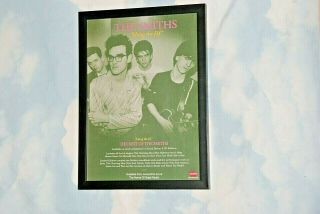 The Smiths Framed A4 2008 ?best Of Hang The Dj ` Album Band Art Poster