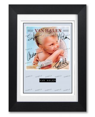 Van Halen 1984 Band Signed Photo Print Cd Album Poster Artwork Autograph Eddie