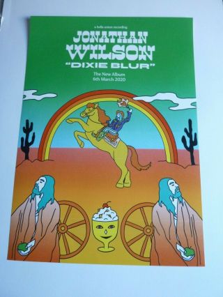 Jonathan Wilson Dixie Blur Promotional Poster
