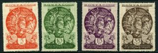 Russia 1935 Sc 569 - 72/mi 528 - 31 Congress Of Persian Art Mlh Cv $160