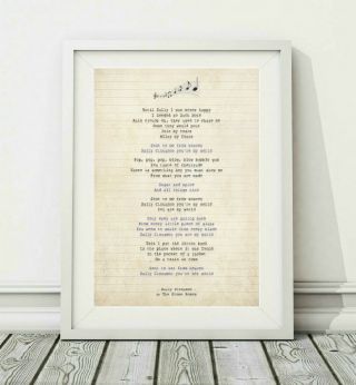 479 The Stone Roses - Sally Cinnamon - Song Lyric Art Poster Print - Sizes A4 A3