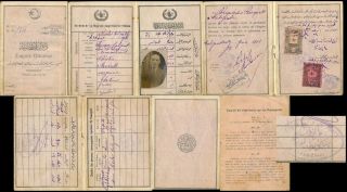 Turkey - Trebizonde 1914,  Ottoman Passport For Greek Citizen With Revenues N779