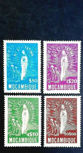 Portugal/mozambique Rare Fatima Mnh Set Of Stamps As Per Photo.  Cv $120.  00