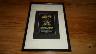 The Meteors 2006 Tour - Framed Advert