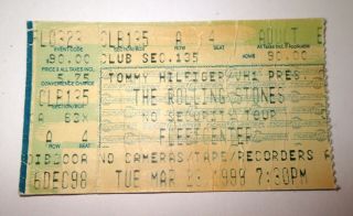 The Rolling Stones Concert Ticket Stubs Vintage 1997 & 1998 Bridges to Babylon 3