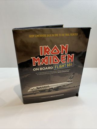 Iron Maiden On Board Flight 666 Hardback Book By John Mcmurtrie Bruce Dickinson
