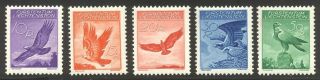 Liechtenstein C9 - 13 Nh - 1934 Airmail Set ($300)