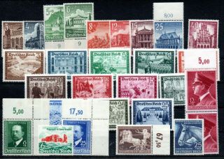 Germany,  Third Reich,  1939,  1940,  1941,  Only Better / Scarce Issues,  Mnh