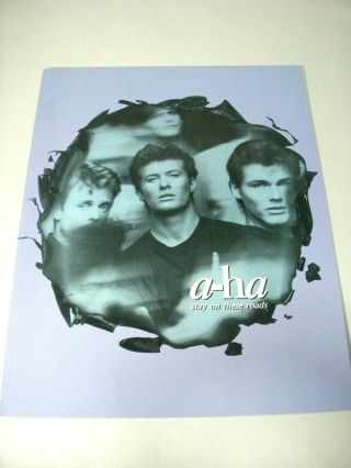 A - Ha Stay On These Roads Japan Concert Tour Program Book 1988