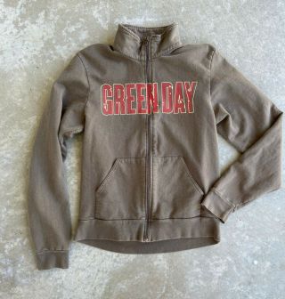 Green Day I Walk Alone Vintage Concert Zip Sweatshirt - M Medium