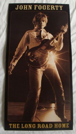 John Fogerty Album Poster Long Road Home Record Store Promo 2 - Sided