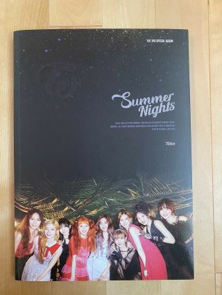 Official Twice Summer Nights Album Ver.  C