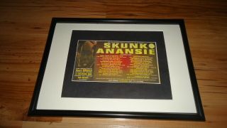 Skunk Anansie 1996 Tour - Framed Advert