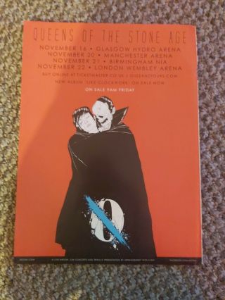(abc49) Advert/poster 11x8 " Queens Of The Stone Age : Tour Dates