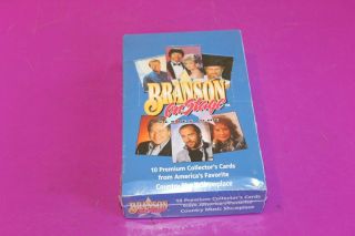1992 Branson On Stage Trading Cards Box.  See Pic.