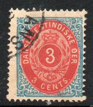 Danish West Indies: 1873 Numerals 3c.  Sg 14