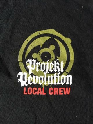 Projekt Revolution Local Crew Tee Sz Xl Linkin Park Rock Numetal