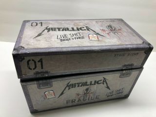 Elektra Records Metallica: Live Sh T: Binge & Purge Box - Set W/ 3 - Vhs Tapes 3 Cds