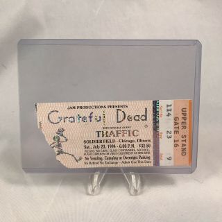 Grateful Dead Traffic Soldier Field Chicago Il Ticket Stub Vintage July 23 1994