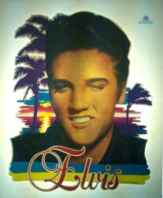 Elvis Licensed 1984 Vintage Retro Tshirt Transfer Print,  Nos