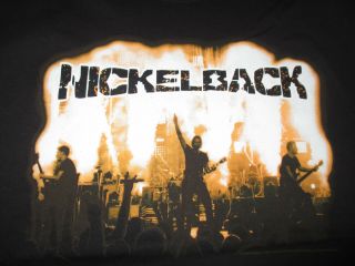 2009 Nickelback " Dark Horse " Concert Tour (lg) T - Shirt Chad Kroeger Ryan Peake