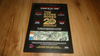 The Stone Roses 20th Anniversary - Framed Advert