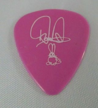 The Donnas Allison Robertson Mid 1990s Tour Signature Guitar Pick Light Pink