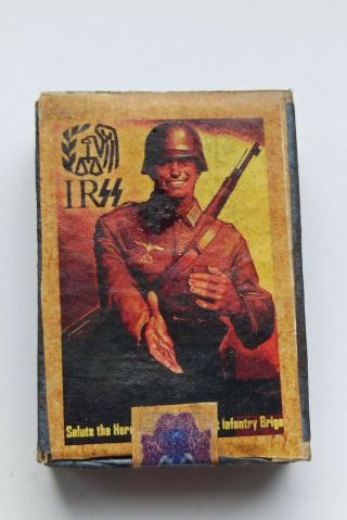 Nazi Germany Matchbox With A General,  Irss