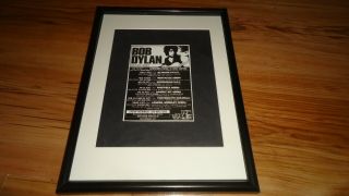 Bob Dylan 2000 Tour - Framed Advert