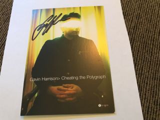 Gavin Harrison Porcupine Tree/king Crimson Autographed Signed Postcard Cheating