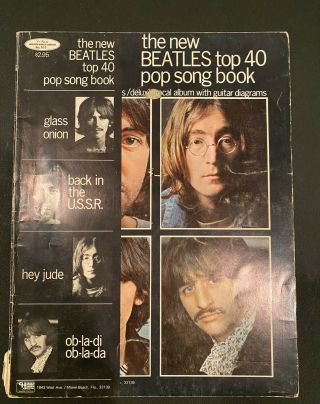 1968 The Beatles - The Beatles Top 40 Pop Song Book