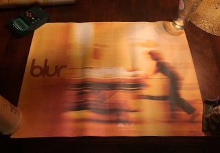 Blur 1997 Record Company Promo Poster Damon Albarn Gorillaz 2 Sided