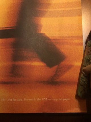 Blur 1997 Record Company promo poster Damon Albarn Gorillaz 2 sided 2