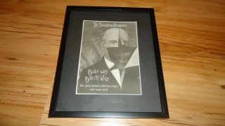 Smashing Pumpkins Bullet With Butterfly Wings - Framed Promo Advert