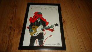 Queens Of The Stone Age Villains - Framed Advert