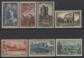 Ax140755/ France / Y&t 388 / 394 Mnh Complete - Cv 199 $