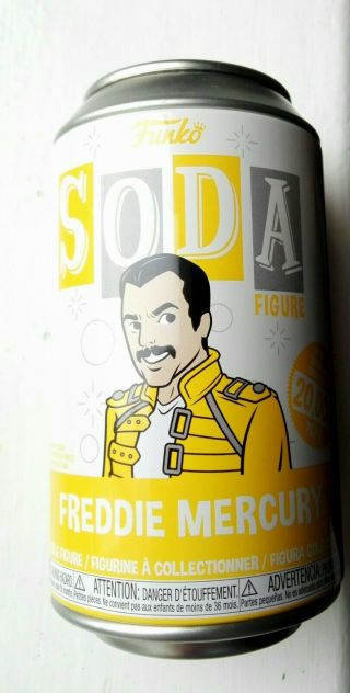 Funko Soda Vinyl Figure - Freddie Mercury (queen) [may Taylor Deacon]