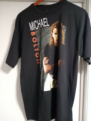 Michael Bolton Soul Provider Tour Shirt Vintage 1990 Size Xl