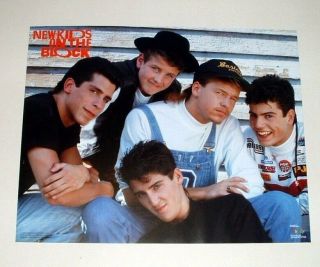 Kids On The Block Poster 5 - 16x20 - Funky - 1989