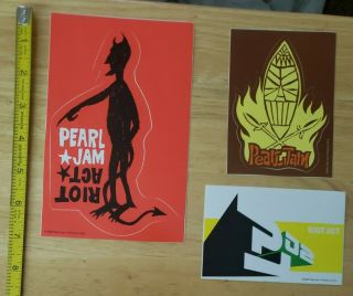 Pearl Jam Stickers 2003 Riot Act Tour