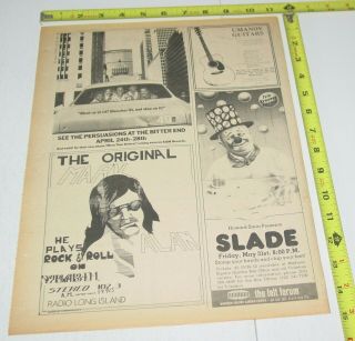 Slade Concert Ad Advert May 31 1974 Tour Madison Square Garden Ny Noddy Holder