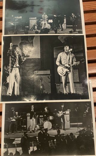 The Rolling Stones 3 Vintage Glossy Photos Of Unknown Origin
