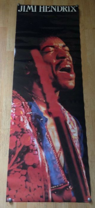 Jimi Hendrix Poster From Winterland Productions 1987 21 " X 62 "