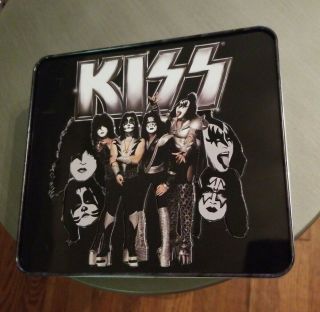 Kiss Limited Edition Pez Tin Ace Frehley Gene Simmons Paul Stanley Peter Criss 2